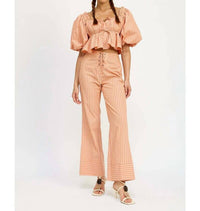 Jacquie The Label - Soft Glow Stripe Blouse