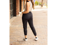 Julia Rose Reagan Jogger Pant in black - women's pants - alternate view