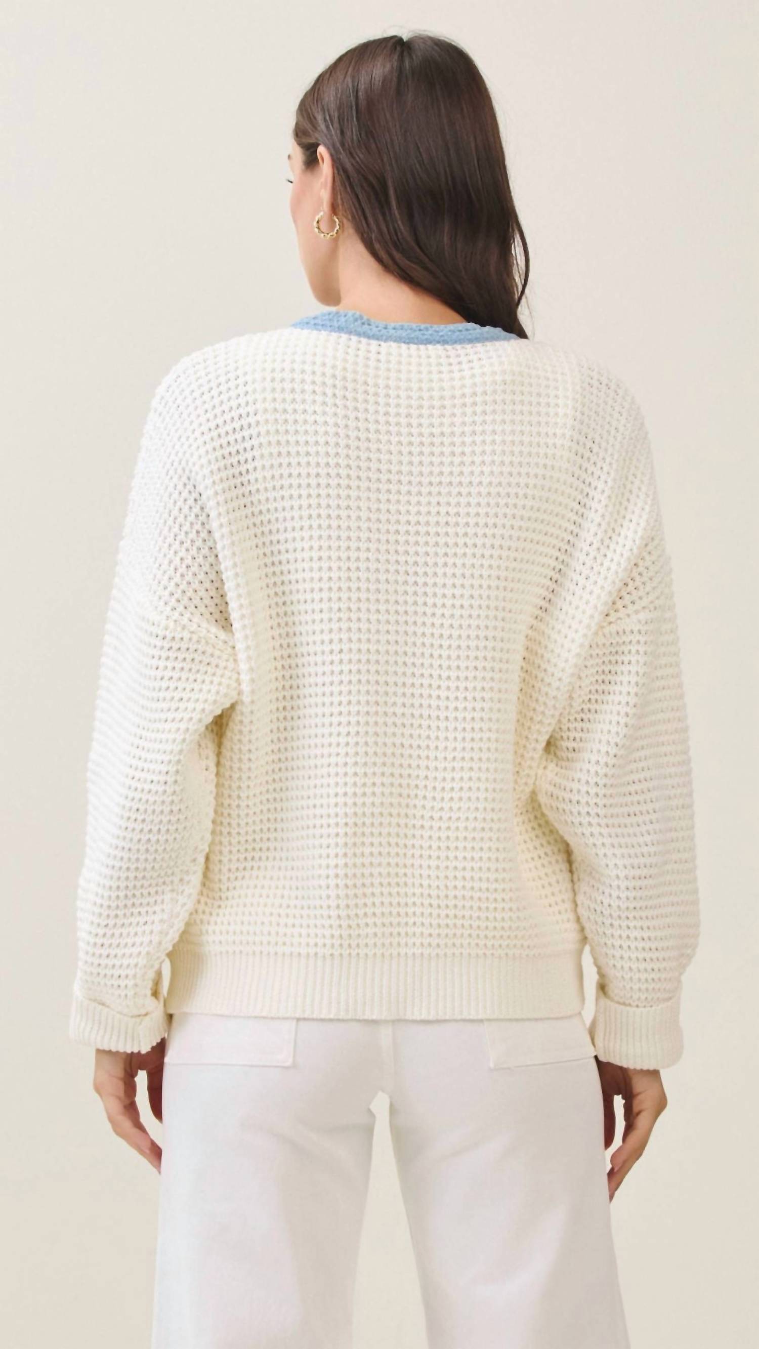 Able - Contrast Cardigan