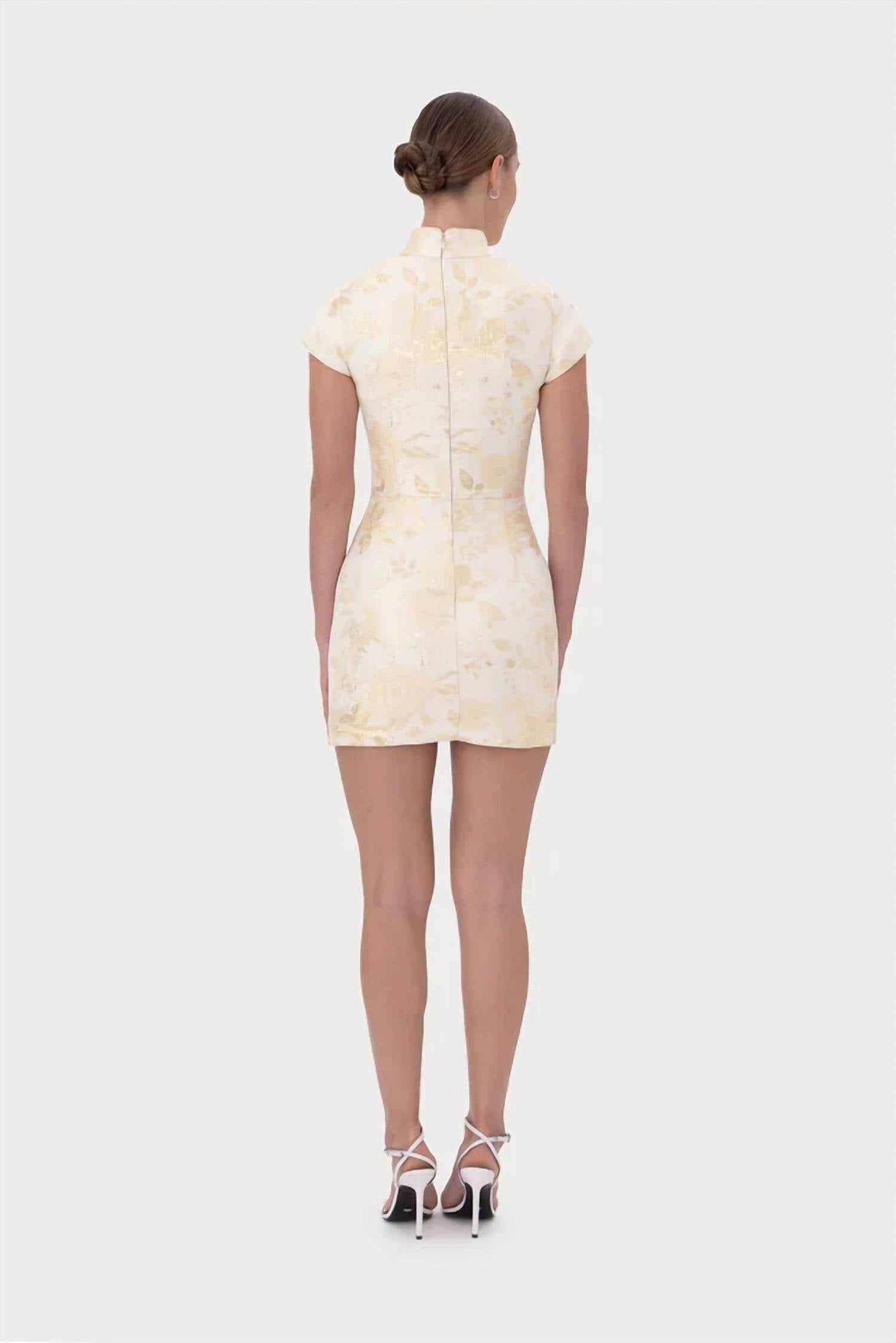 Sau Lee - Kiana Jacquard Mini Dress