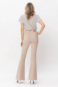 Judy Blue - Double Waistband Tummy Control Top Flare Jeans