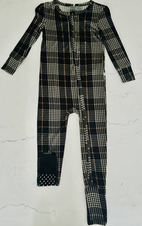 Posh Peanut - Baby Sleepwear Oxford Convertible One-piece Pajamas