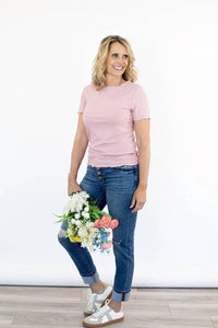 Fehrnvi - Stella Ribbed Knit Top