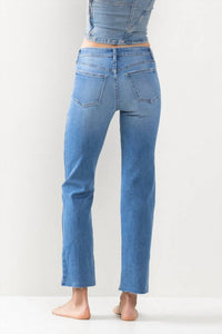 Sneak Peek - Jenna Cropped Raw Hem Jeans