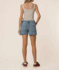 Kut From The Kloth - Jenny High Rise Kick Short With Raw Hem