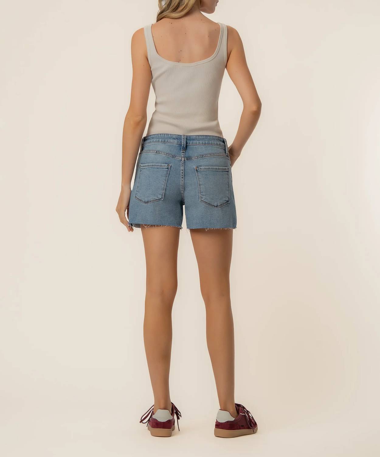 Kut From The Kloth - Jenny High Rise Kick Short With Raw Hem