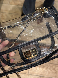 Leto - Women's Vegas Clear Crossbody Bag