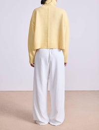 Apiece Apart - Ari Cropped Turtle Neck Top