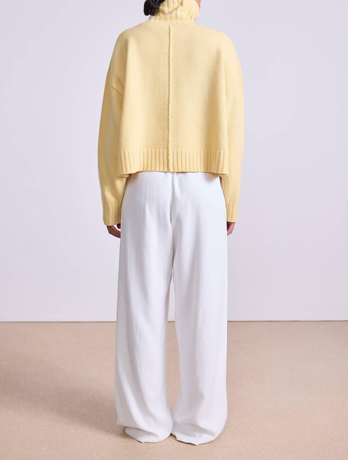 Apiece Apart - Ari Cropped Turtle Neck Top