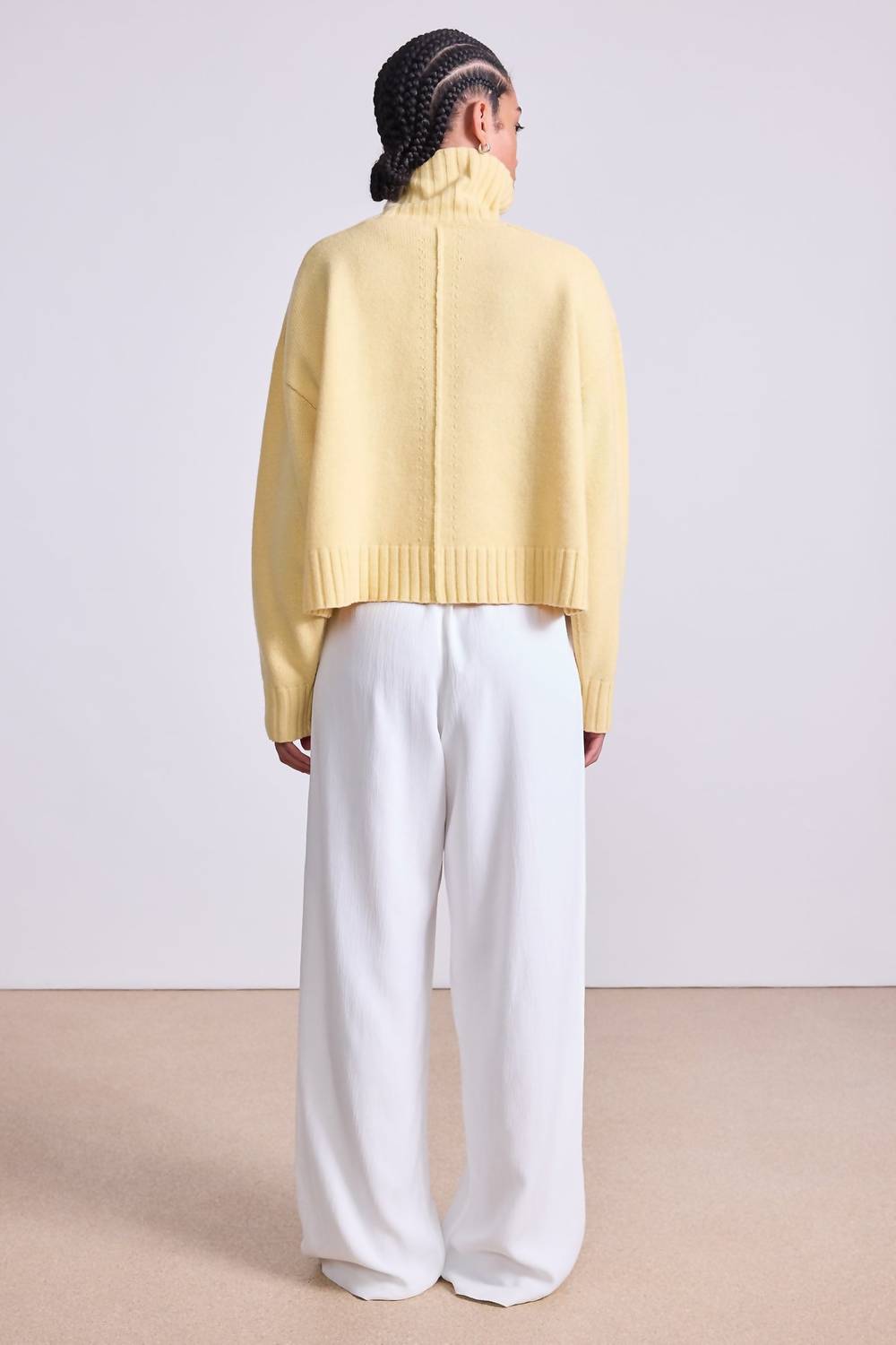 Apiece Apart - Ari Cropped Turtleneck Top