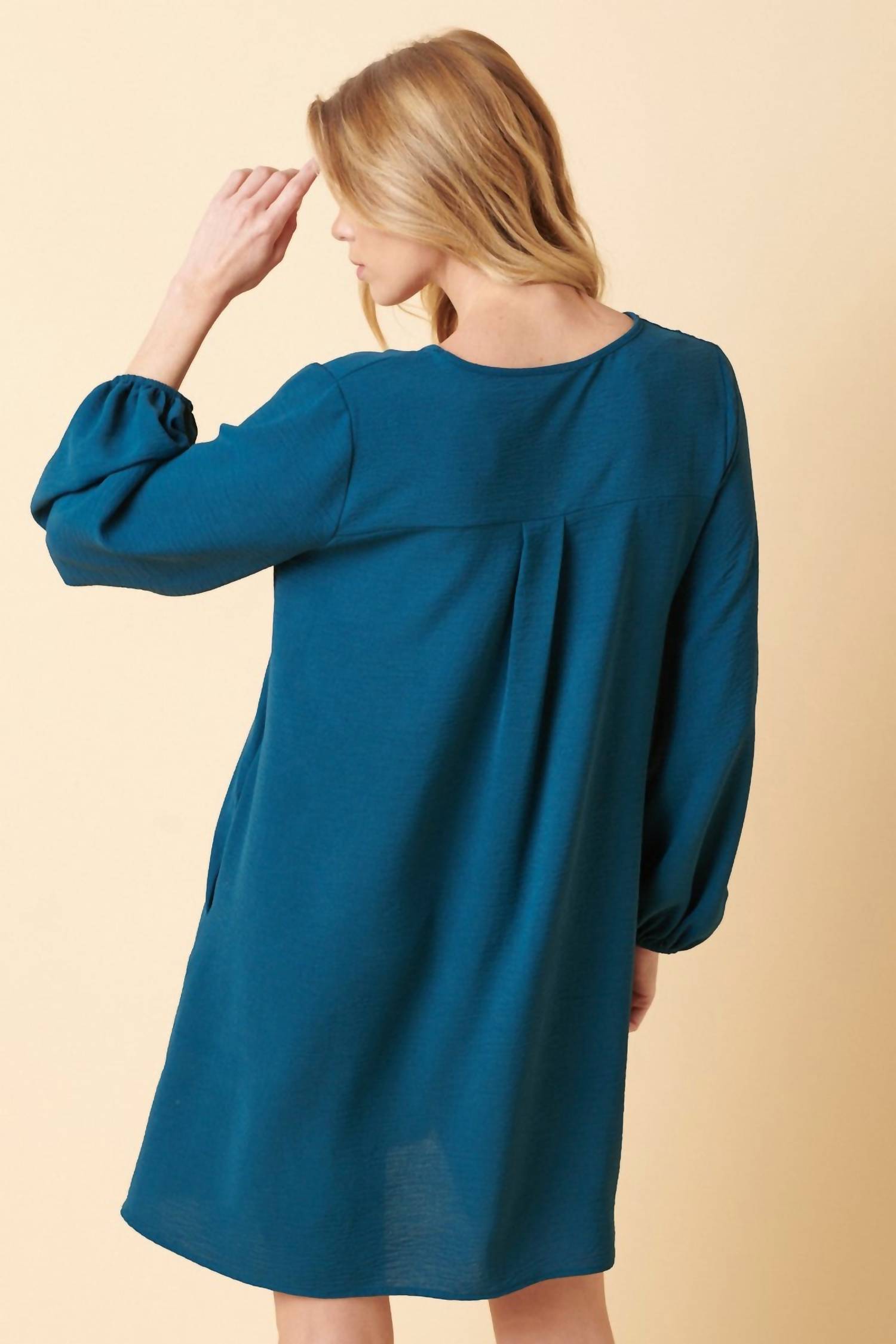 Mittoshop - Charli Balloon Long Sleeve Mini Dress