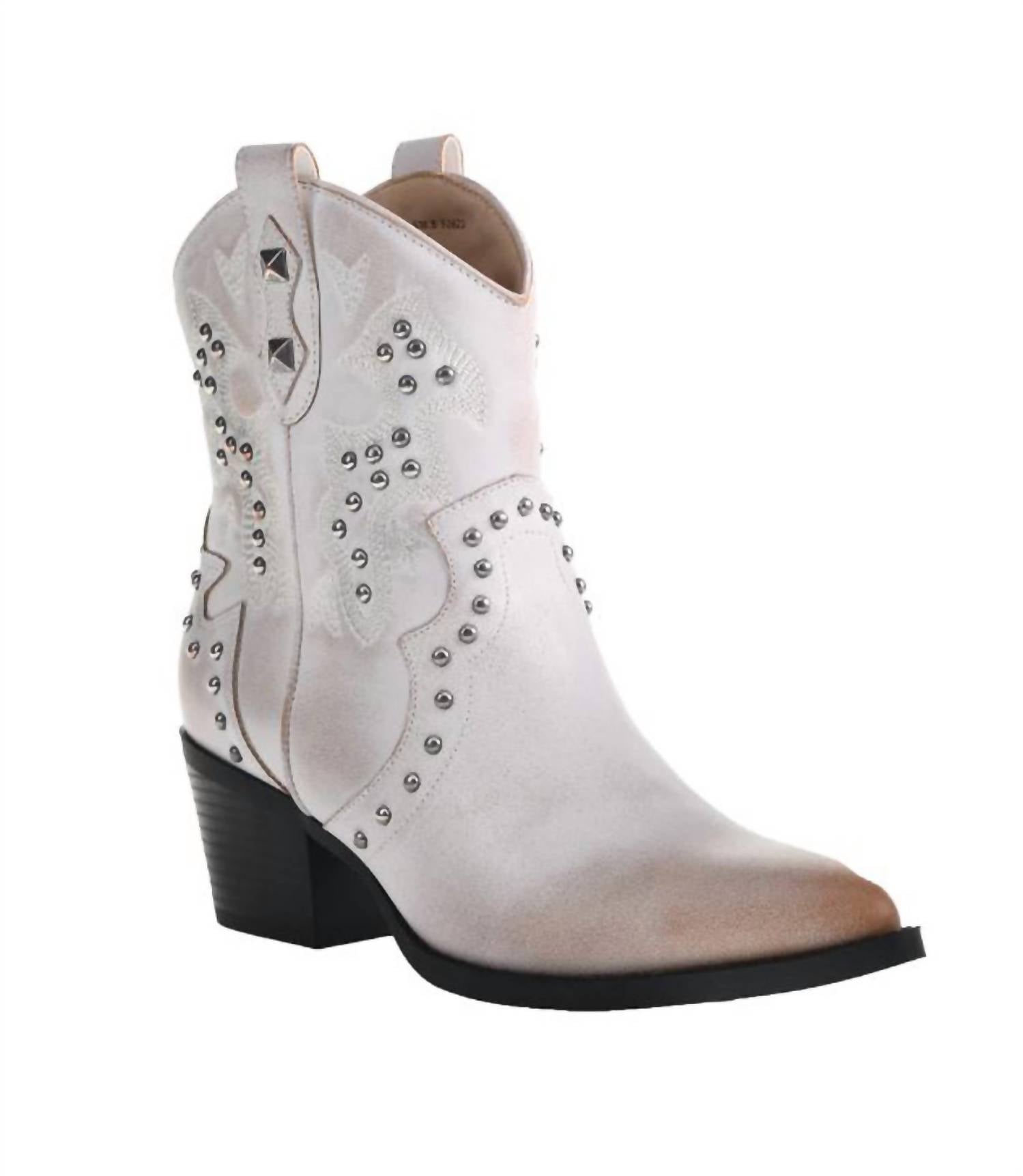 CHINESE LAUNDRY Women's Nowhere Burnished Boots in white - women's shoe
