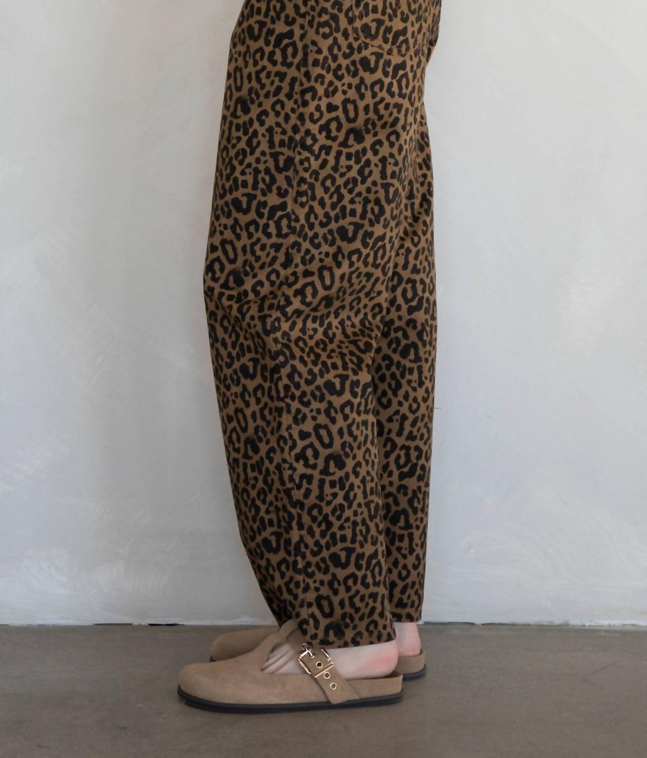 Things Between - Cotton Animal Print Pants