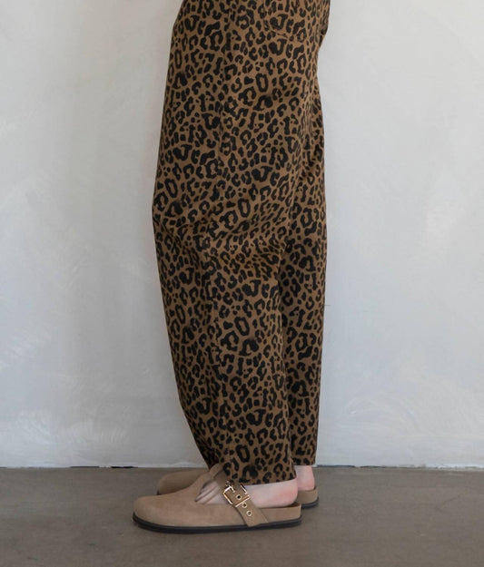 Things Between - Cotton Animal Print Pants