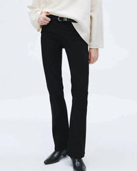 Rag & Bone Peyton Bootcut Jeans in black - women's pants - view 4