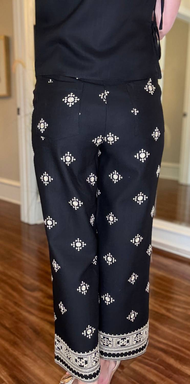 Trisha Tyler - Embroidered Pant