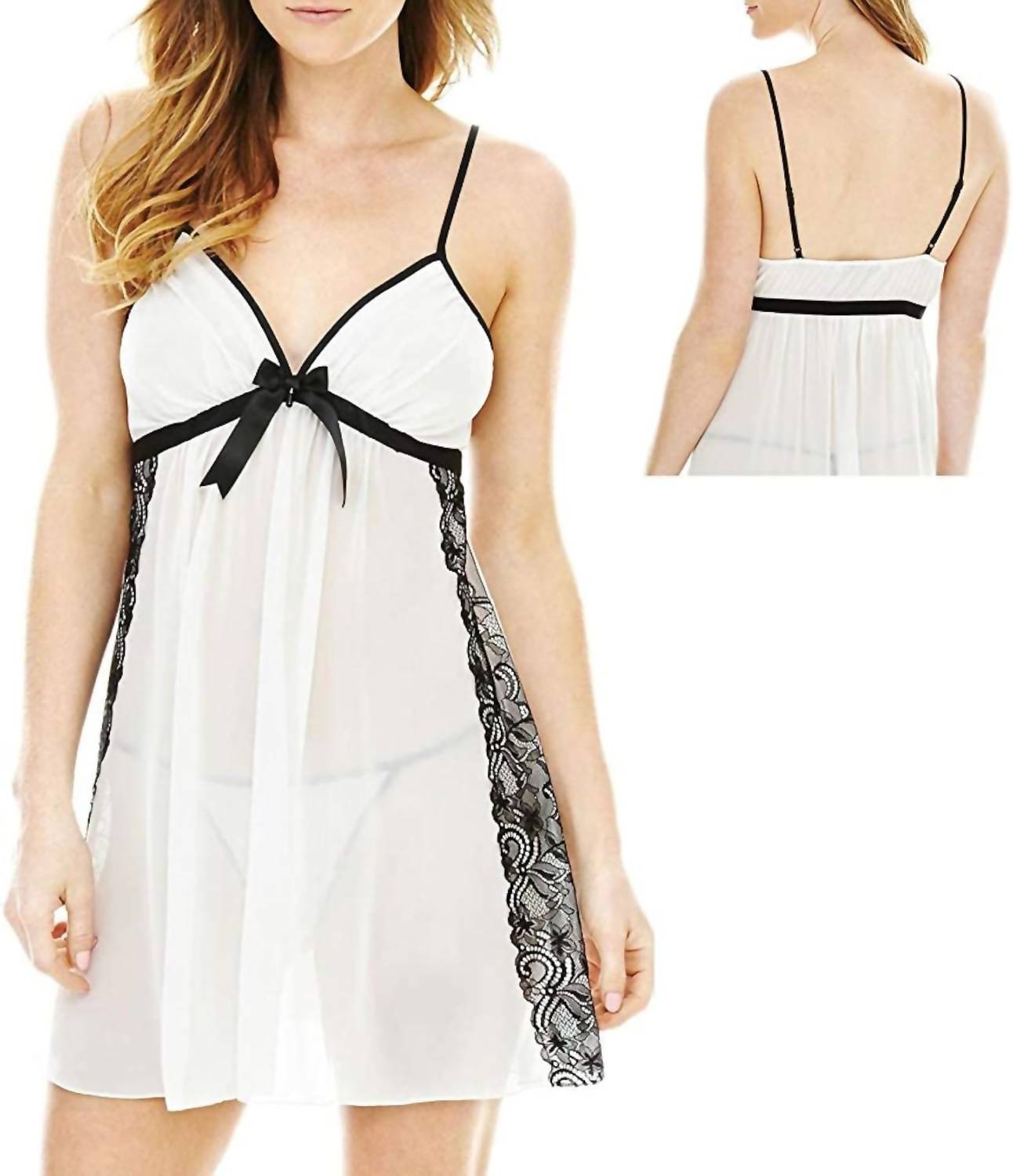 Linea Donatella - Intimate Fiona Chiffon Sleeveless Chemise