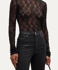 Frame - Mesh Lace Crewneck