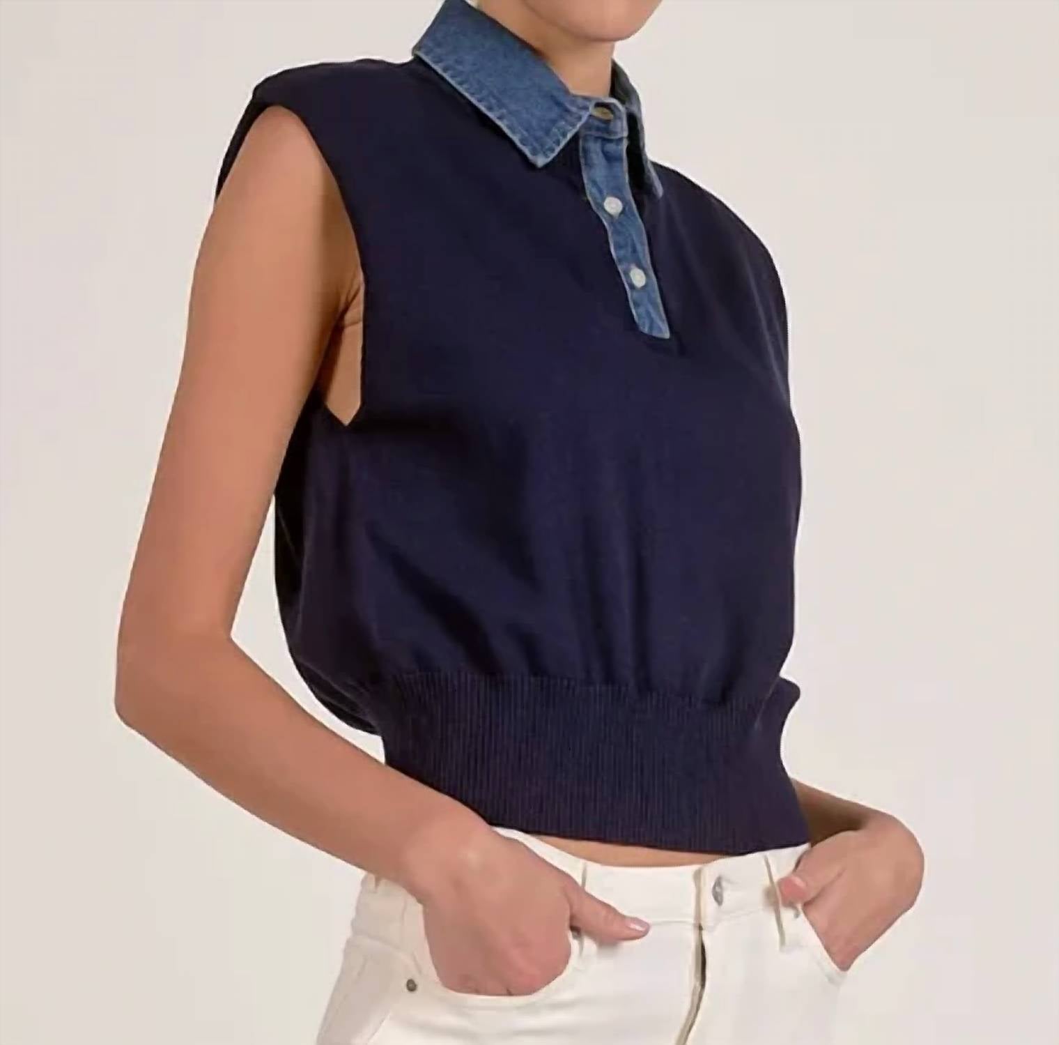 Elan - Giver Of Life Cap-sleeve Sweater