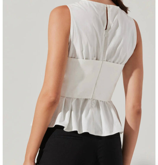 Astr - Isela Twist Overlay Cotton Top