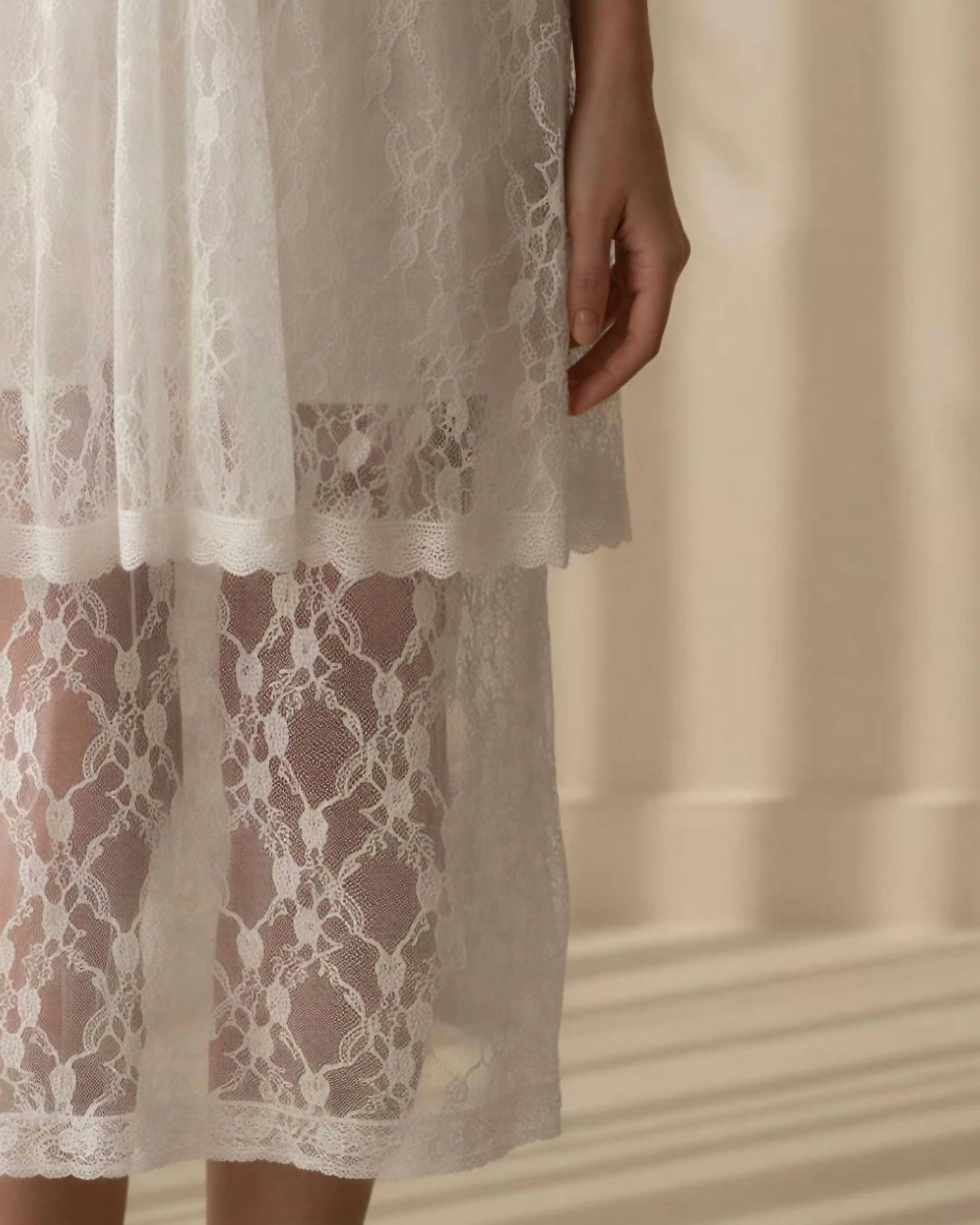Pol - Lace Layered Dress