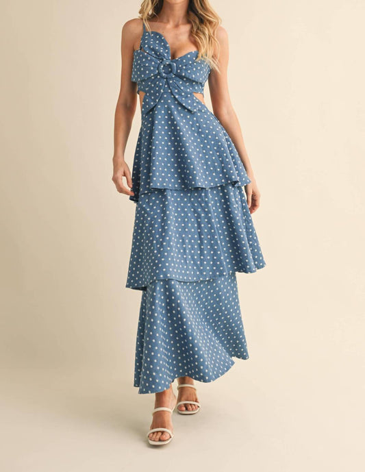 Klesis - Floral Cutout Dress