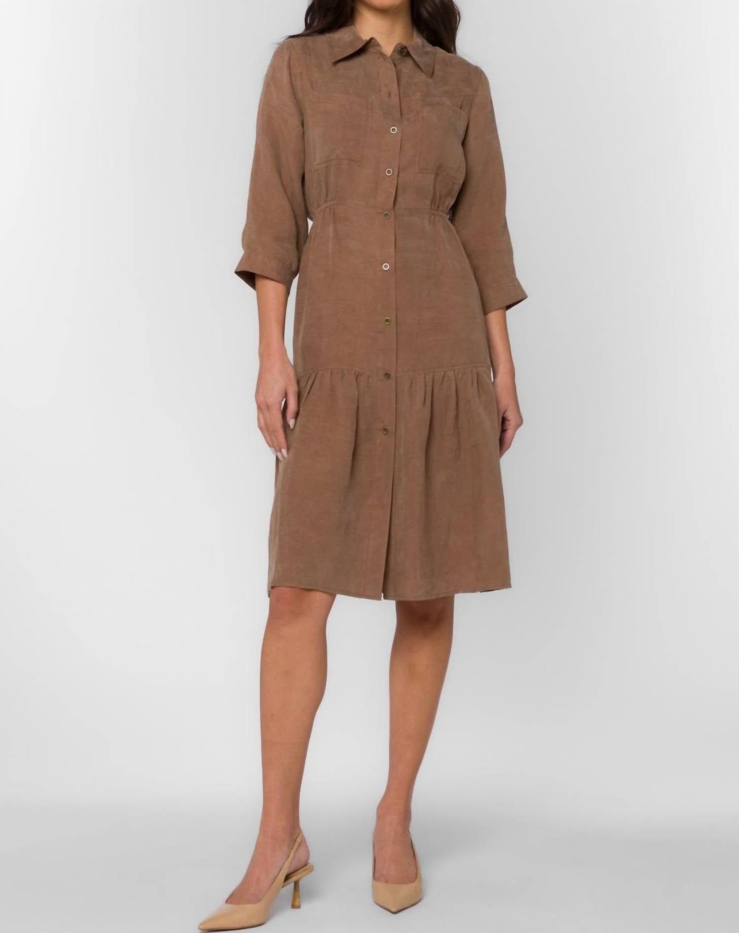 Velvet Heart - Rata Three Quarter Sleeve Dress