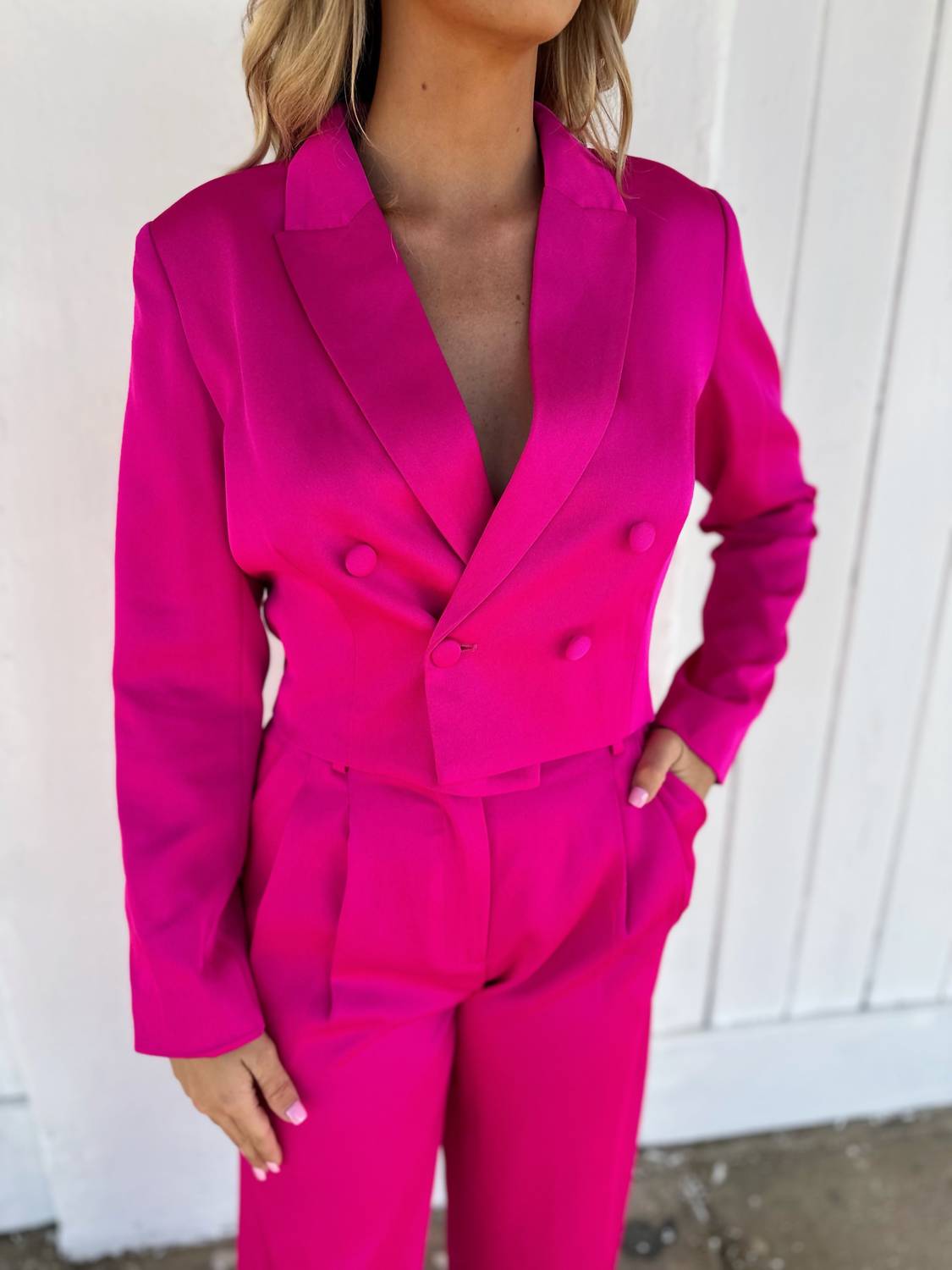 Lucy Paris - Sigrid Cropped Blazer
