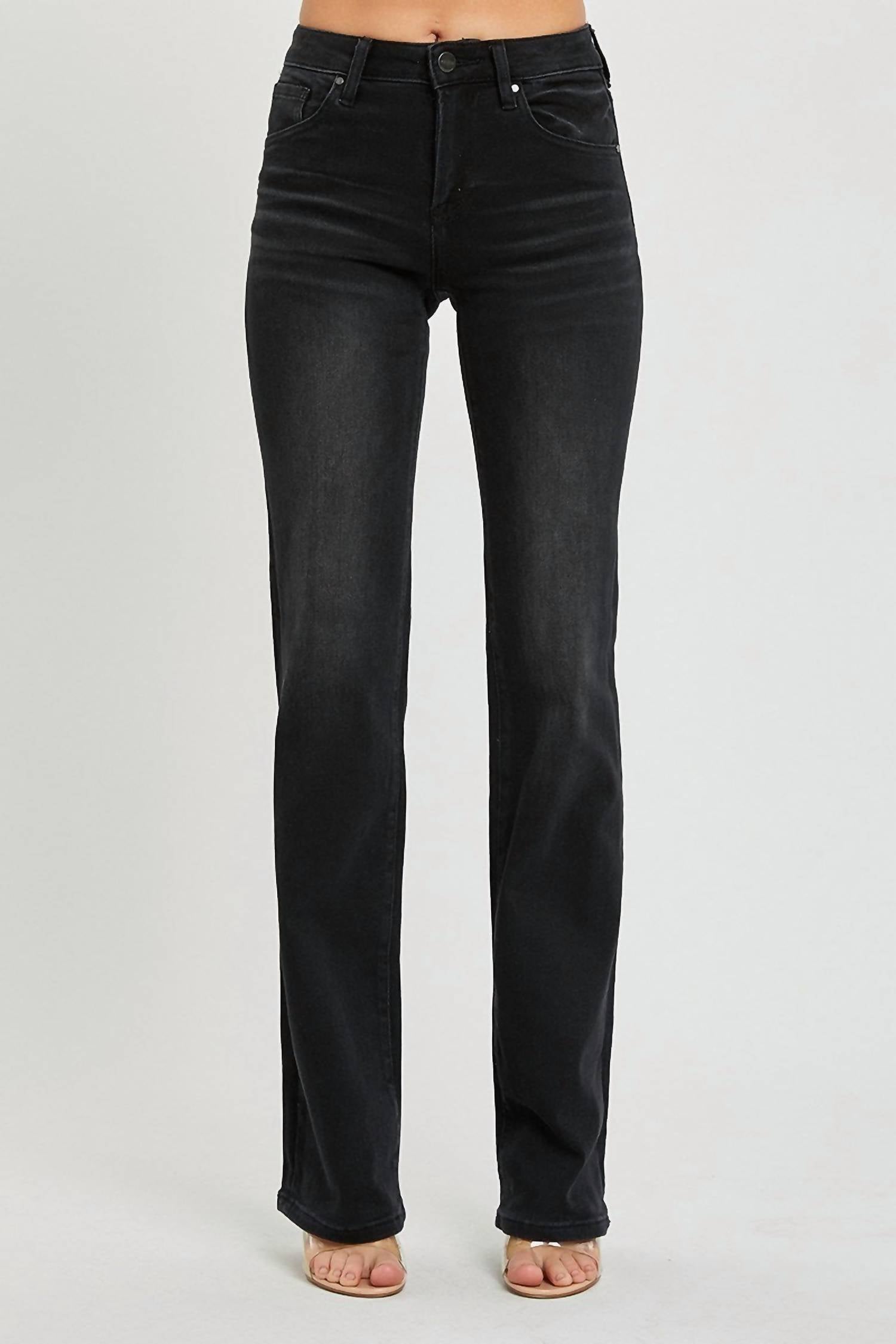 RISEN Mid-rise Slim Straight Jean - women's jeans - alternate view