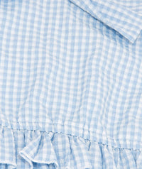 Flowers By Zoe - Girl's Saylor Gingham Bow Top