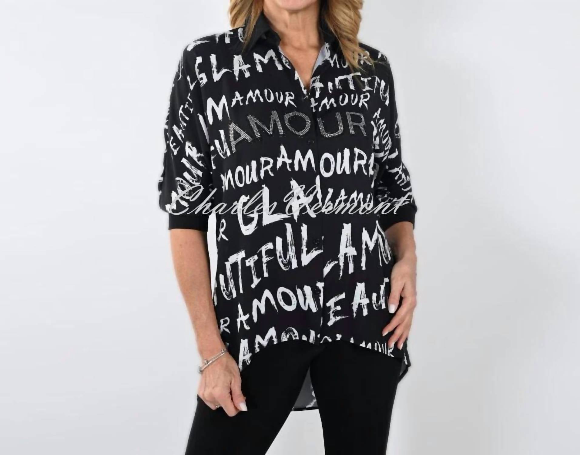 Frank Lyman - Bethann Woven Top