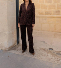 Attentif - Straight Cut Sequin Blazer