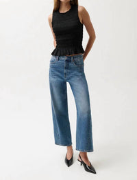 Pistola - Kyra High Rise Bowed Leg Jeans
