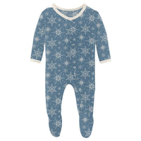 Kickee - Kids' Print Footie with Snaps