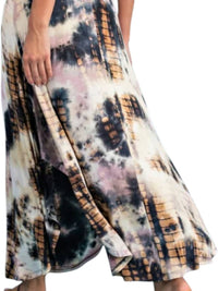Eesome - Tie Dye Smocked Waistband Maxi Skirt