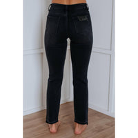 Risen - Boyfriend Jeans With Raw Hem
