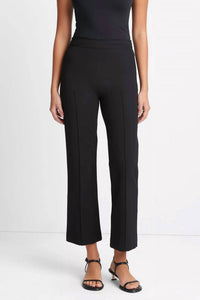 Vince - Mid Rise Pintuck Crop Flare Pant