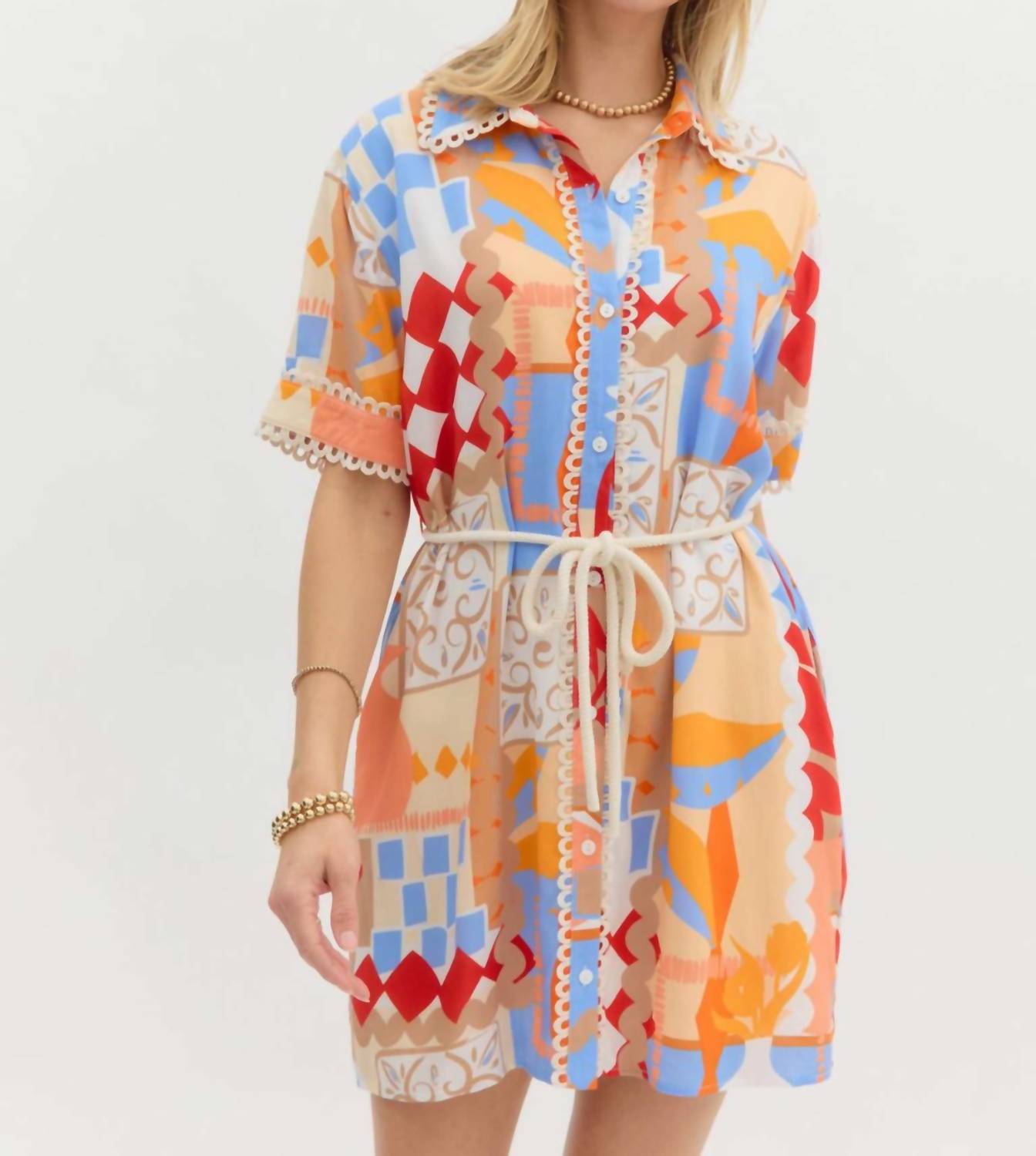 Entro - Resort Mini Shirt Dress