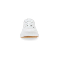 dansko Women's Josey Leather Sneaker in white - women's sneaker - detail view
