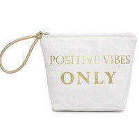 Urban Expressions - Women's Positive Vibes Only Wristlet Bag