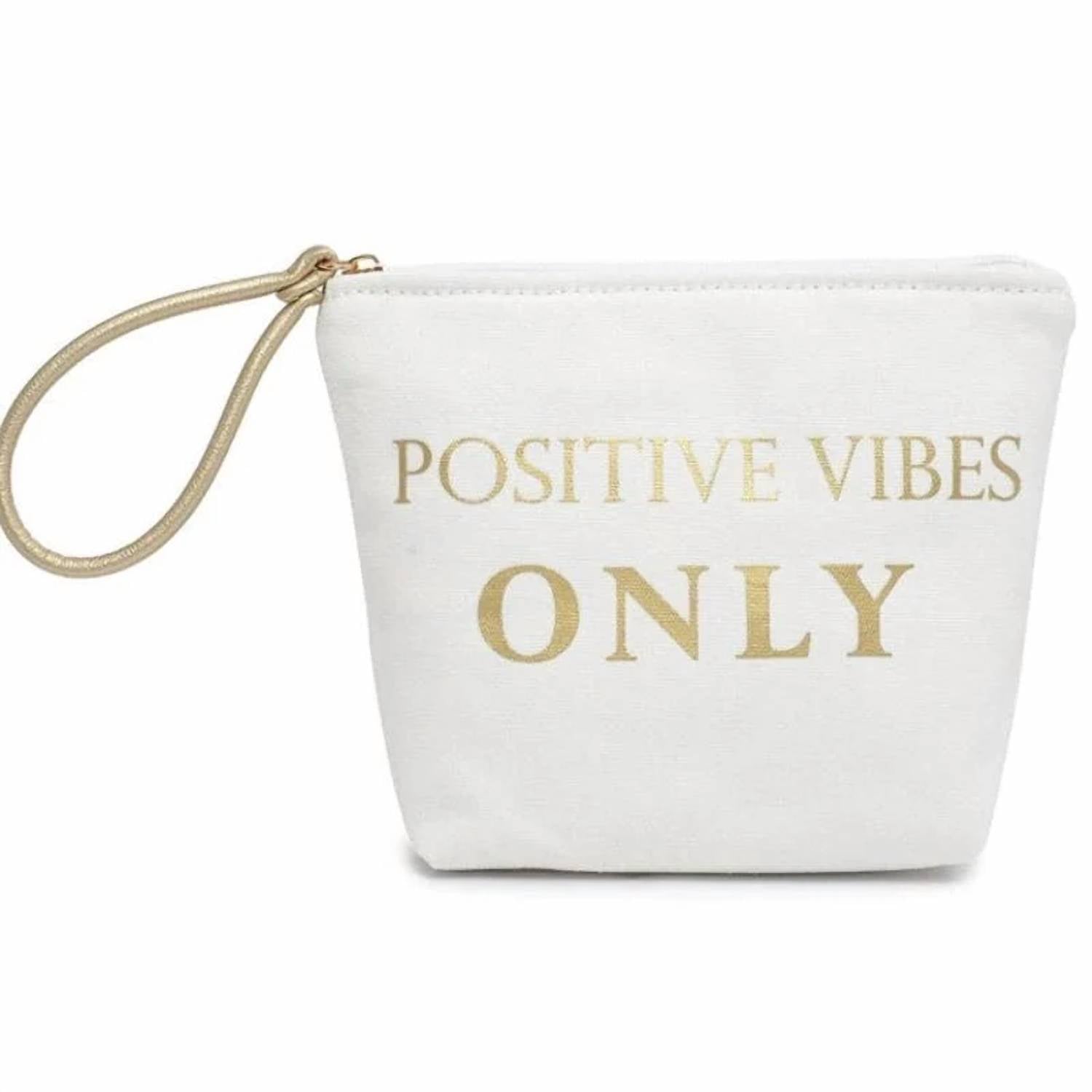Urban Expressions - Women's Positive Vibes Only Wristlet Bag