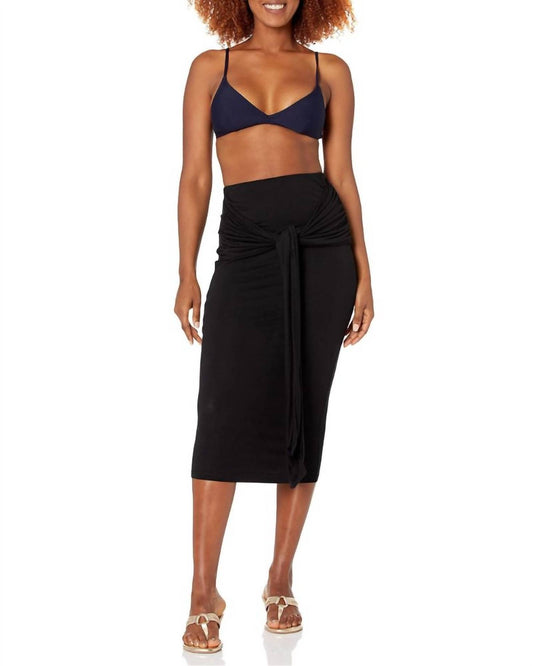 La Blanca - Tie Front Wrap Skirt Swim Cover Up