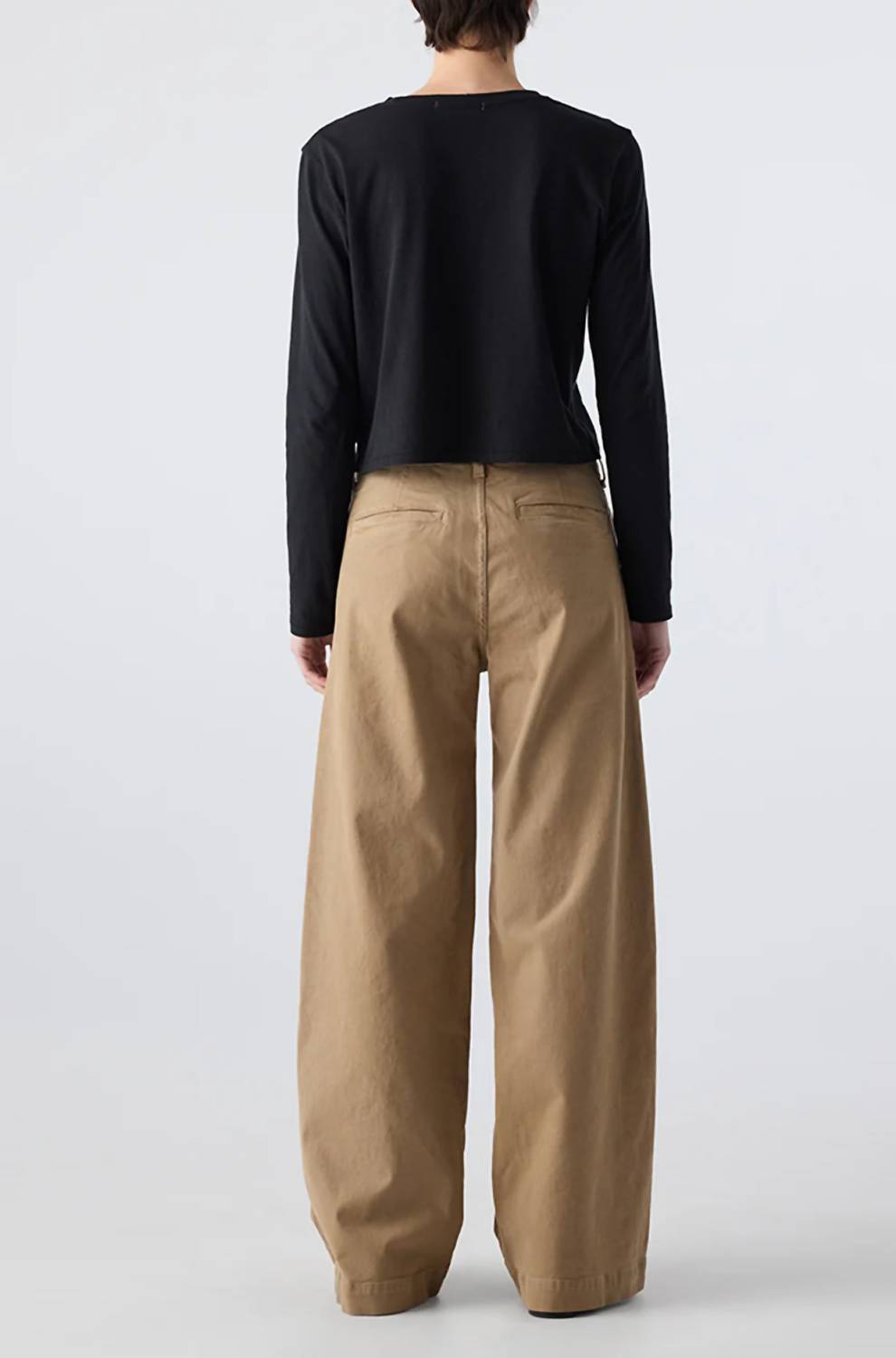 AMO Maddi Trouser in sand - women's pants - detail view
