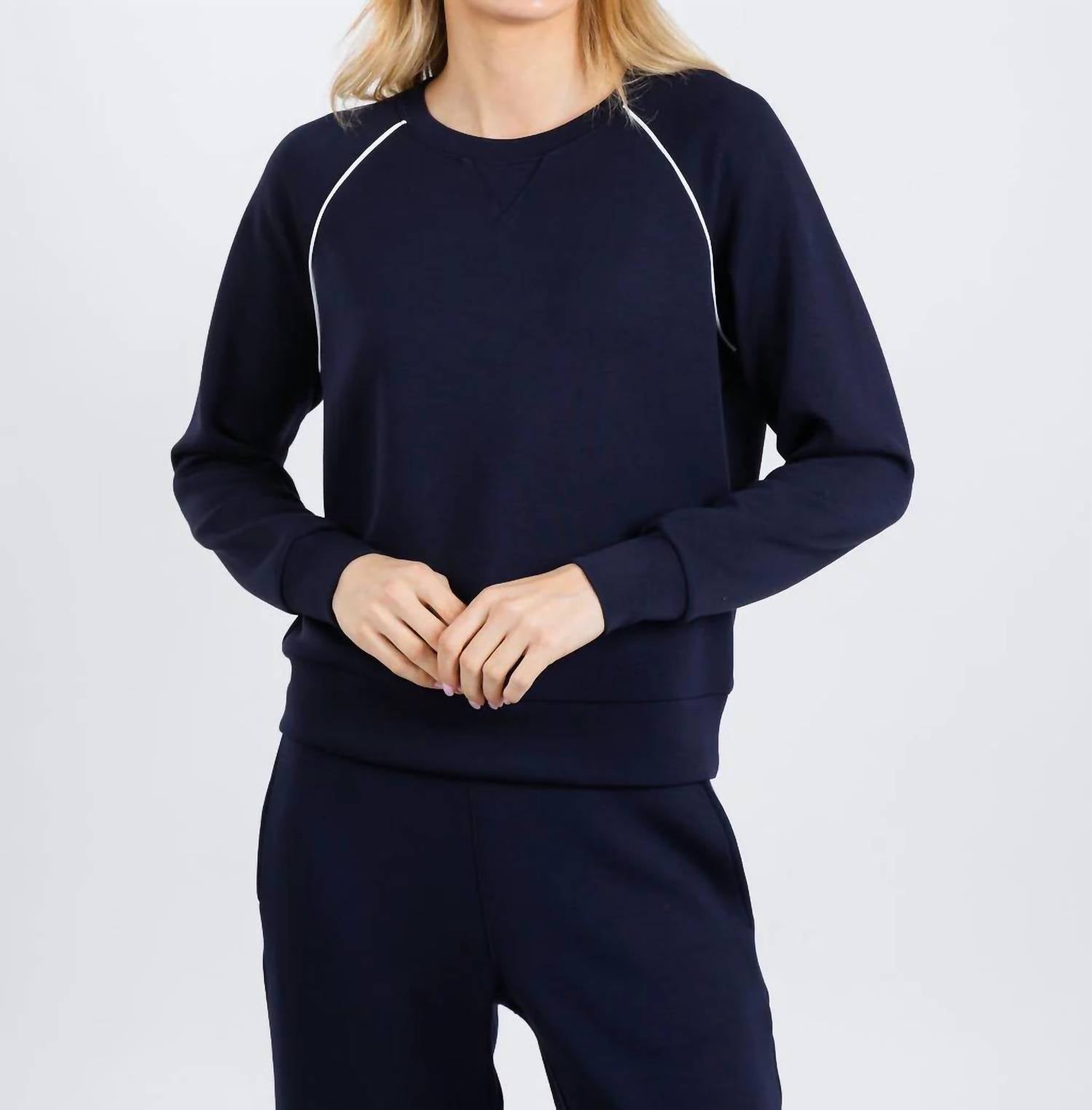 Elliott Lauren - Comfort Zone Raglan Sleeve Pullover Sweater