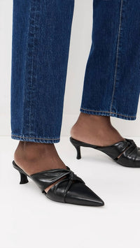 By Far - Women's Leoncia Leather Mules