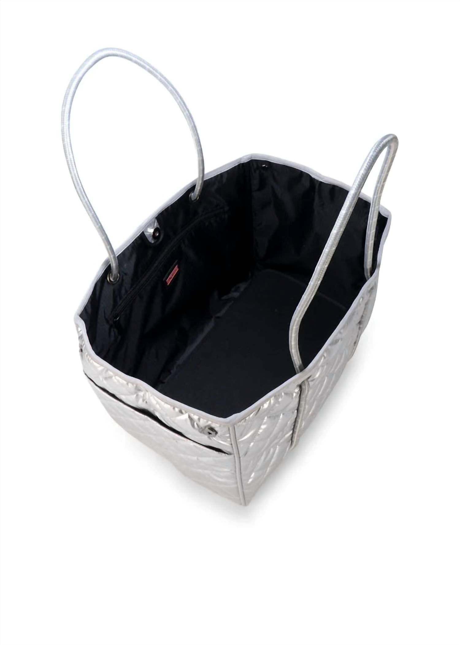 Haute Shore - Women's Shiny Puffer Tote