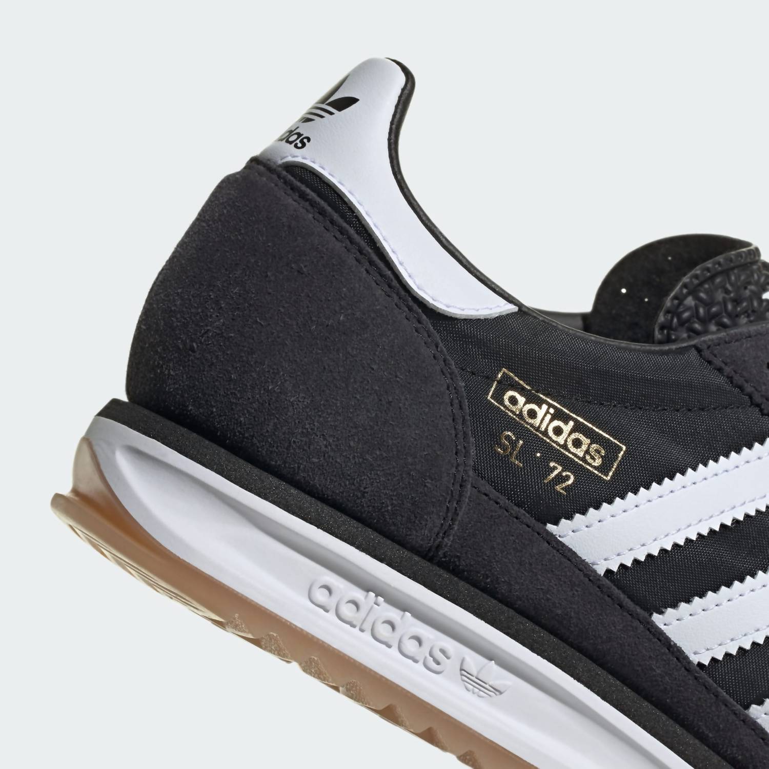 adidas Men’s Originals Sl 72 Rs Sneakers in core black cloud white blue - men's shoe - view 6