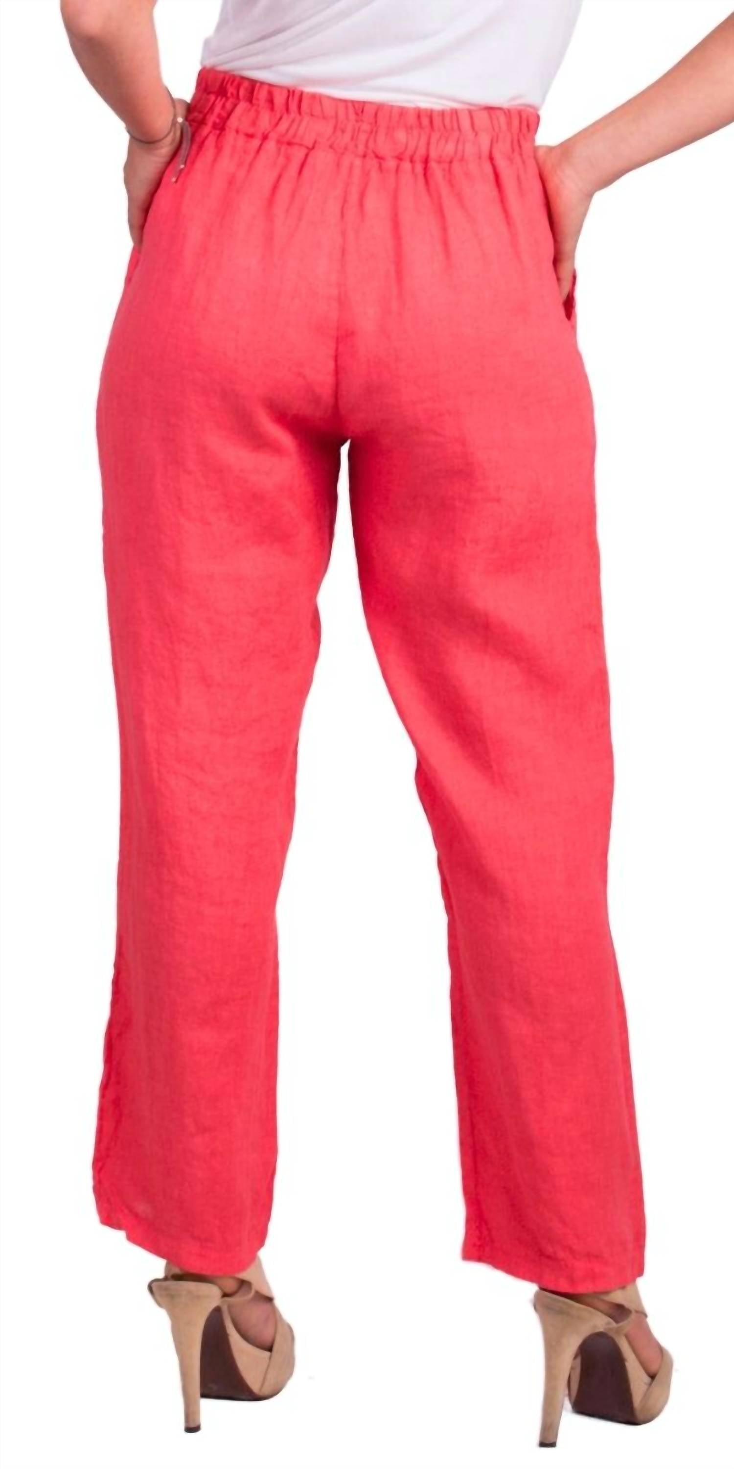 Gigi Moda - Palermo Linen Pull-on Pants