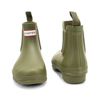 HUNTER Women's Original Chelsea Boots in olive leaf - women's shoe - view 5