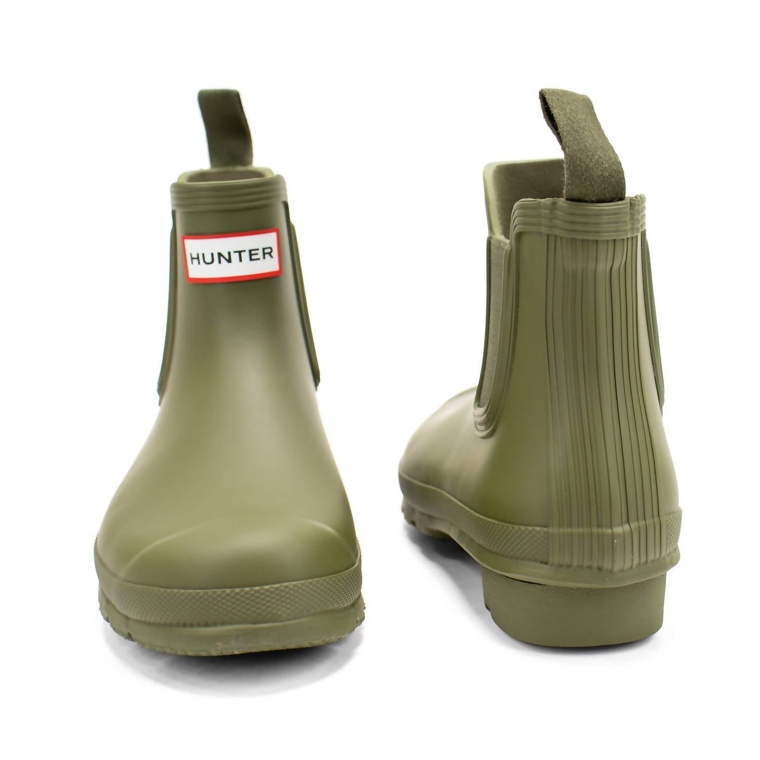 HUNTER Women's Original Chelsea Boots in olive leaf - women's shoe - view 5